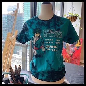 My Hero Academia tie dye anime t-shirt - Unisex small
